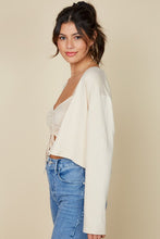 Load image into Gallery viewer, Double Take Cream Cardigan Set