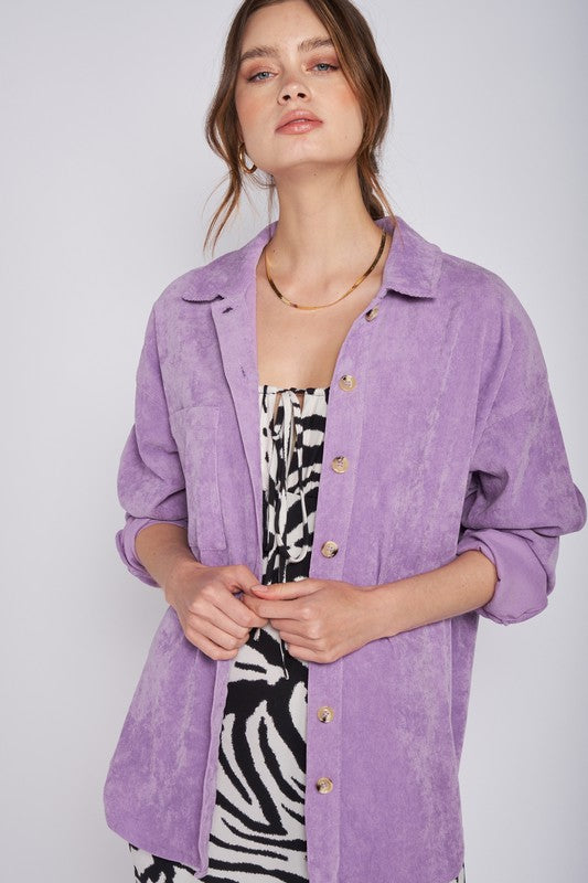 Violet Skies Overshirt