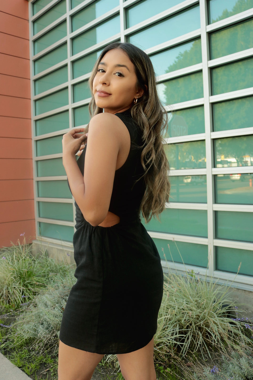 Black Linen Dress
